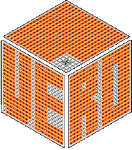 Illustration – Ein Würfel aus Leiterplatten mit den Buchstaben VERO in isometrischer Projektion.